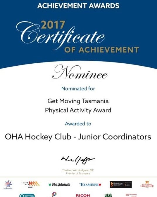 OHA Junior Program Nomination