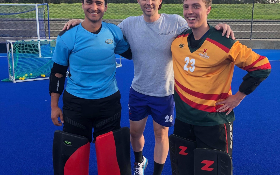 Henry treated to a GK training session at the Victorian Institute of Sport