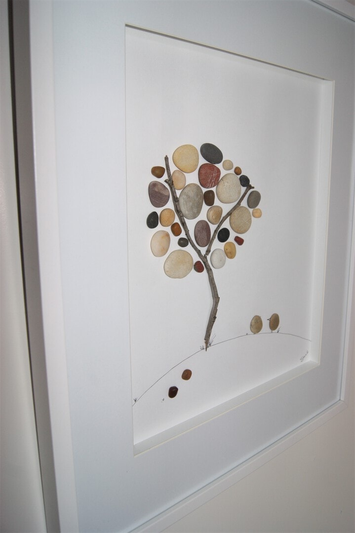 Framed  Stone Art 